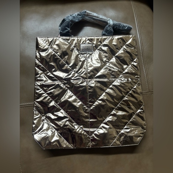 Victoria's Secret Handbags - Metallic Quilted Tote Bag